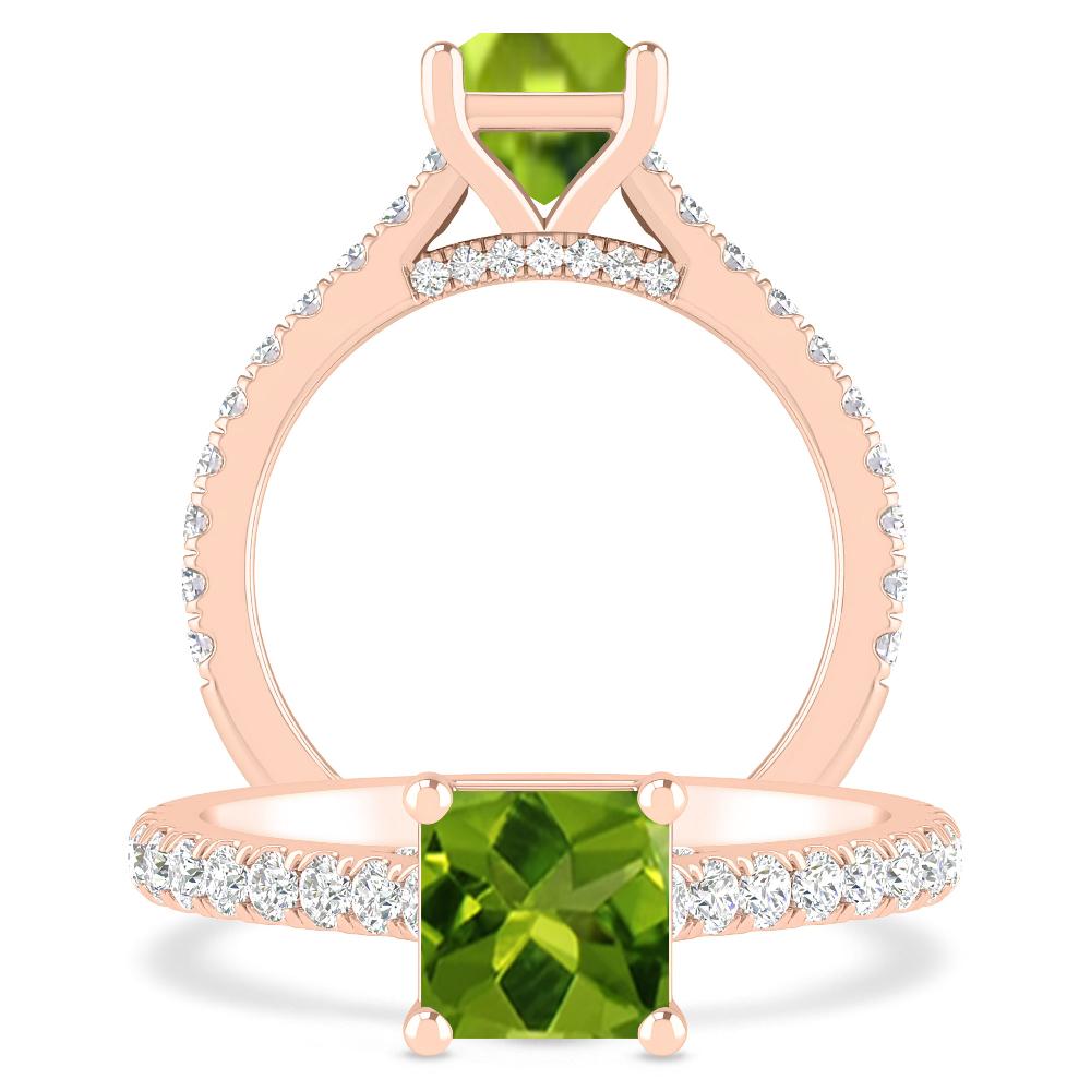 Rose Gold - Peridot