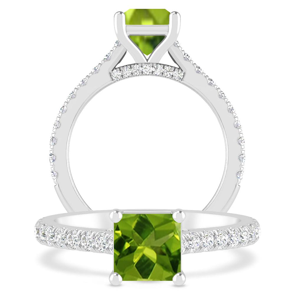 White Gold - Peridot