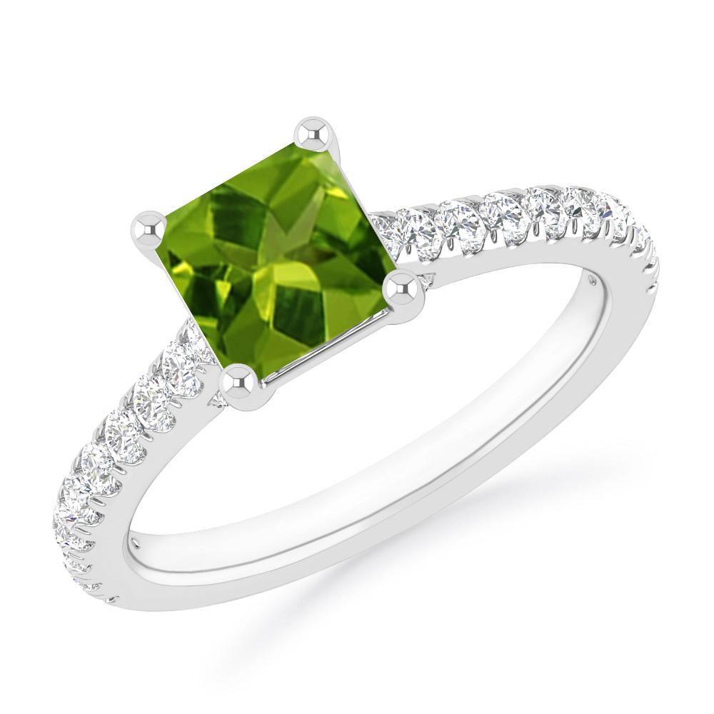 White Gold - Peridot