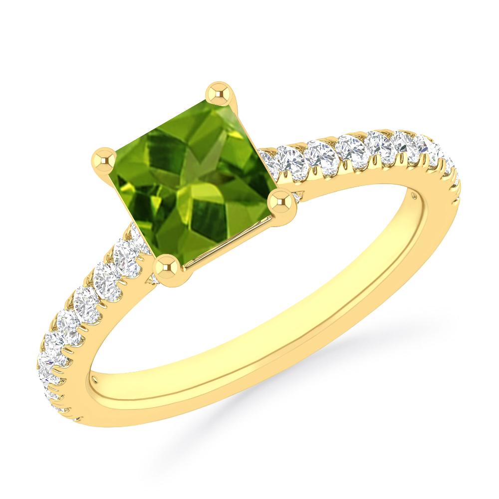 Yellow Gold - Peridot