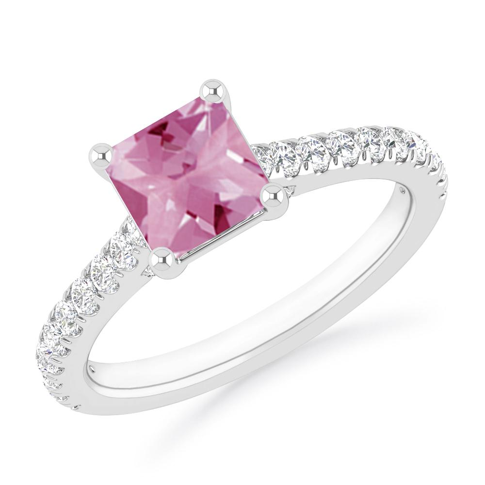 White Gold - Pink Tourmaline