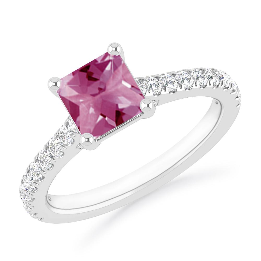 White Gold - Pink Tourmaline