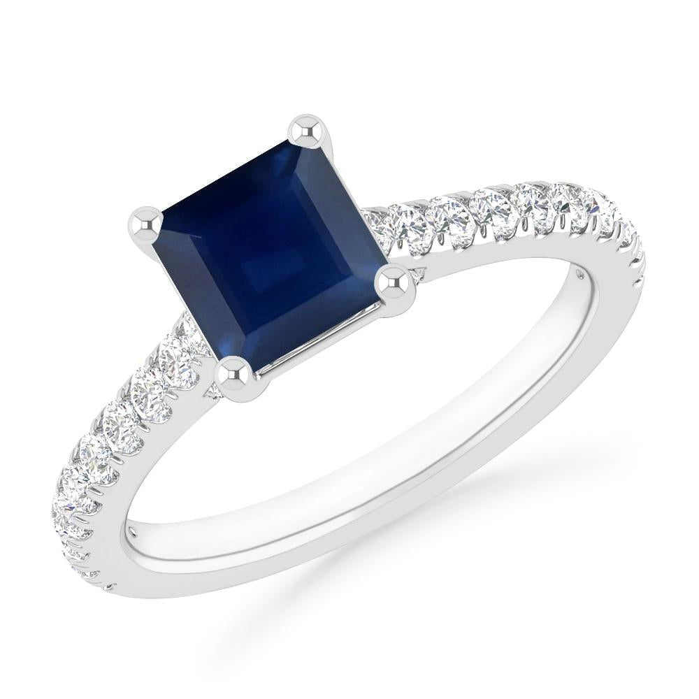 White Gold - Sapphire