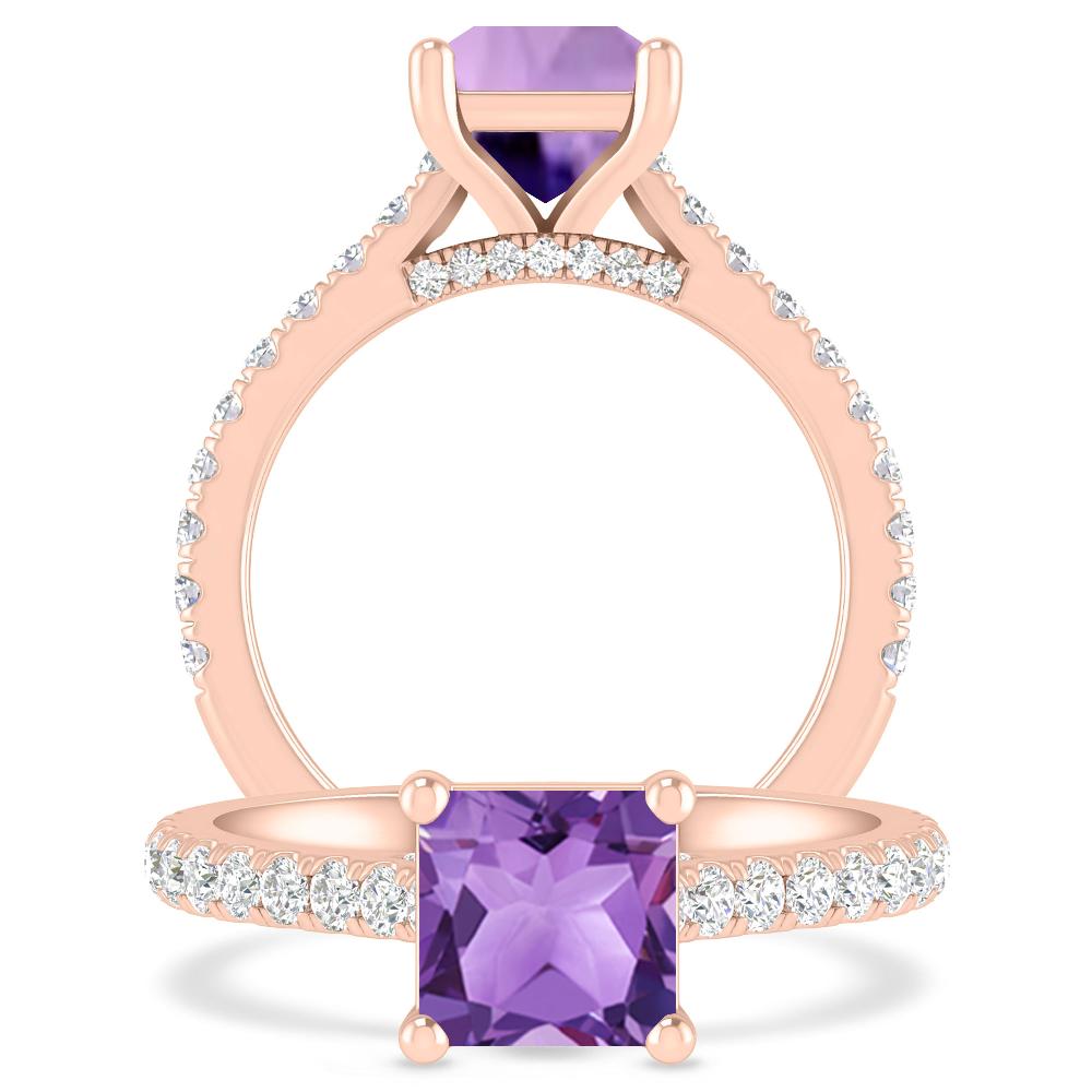 Rose Gold - Amethyst