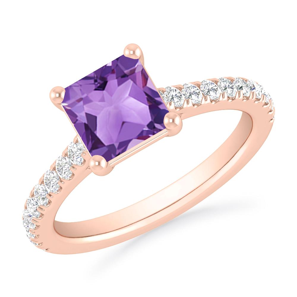 Rose Gold - Amethyst