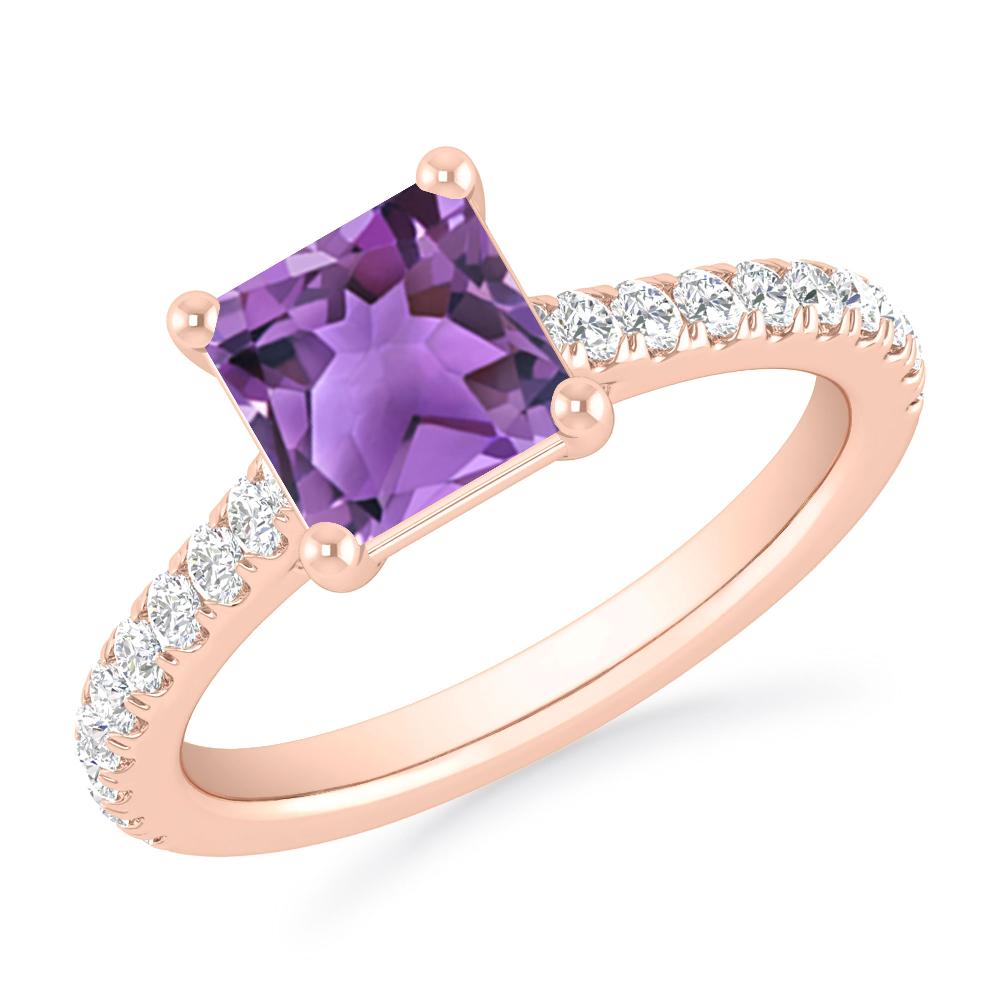 Rose Gold - Amethyst