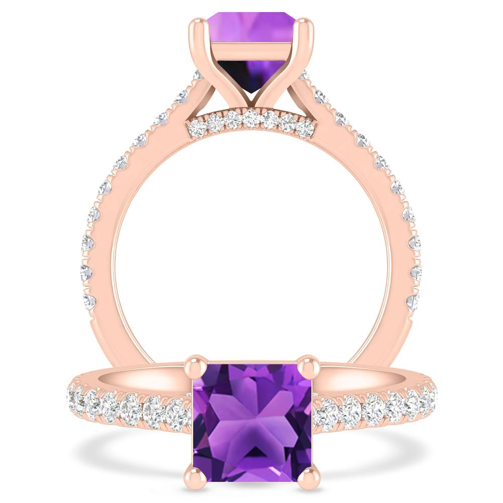 Rose Gold - Amethyst