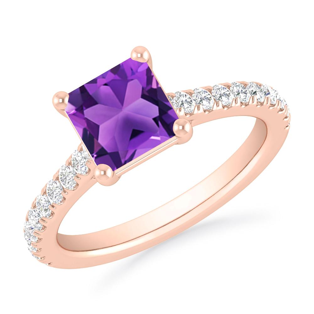 Rose Gold - Amethyst