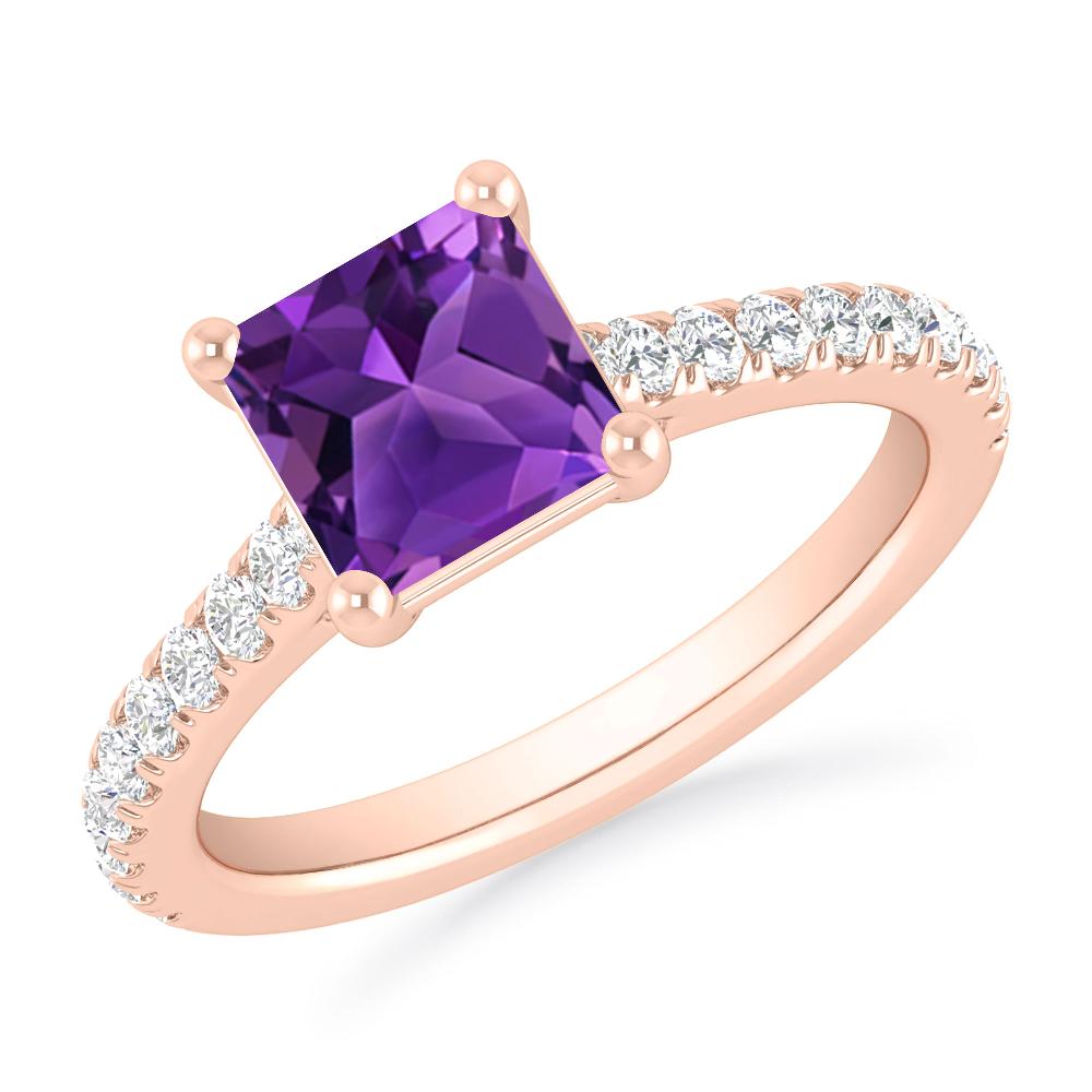 Rose Gold - Amethyst