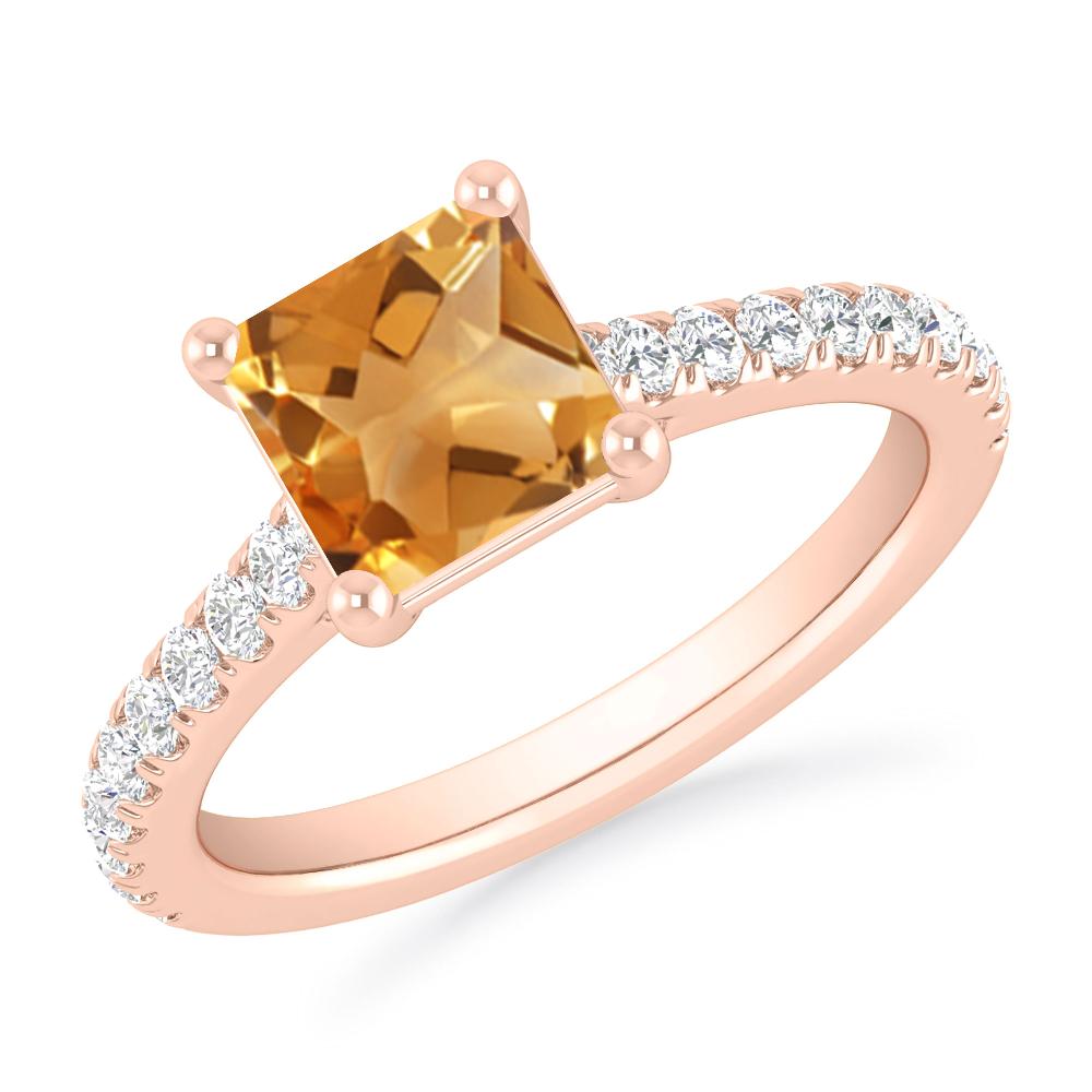 Rose Gold - Citrine