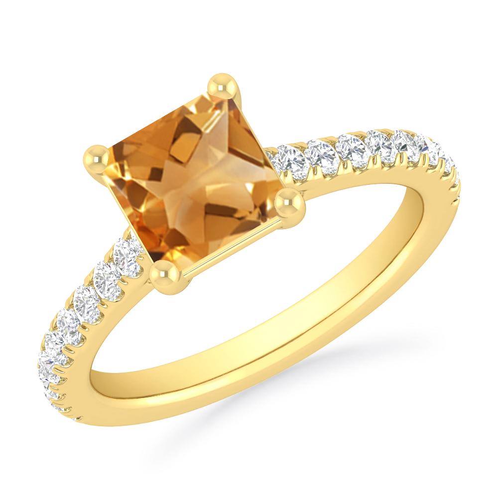 Yellow Gold - Citrine