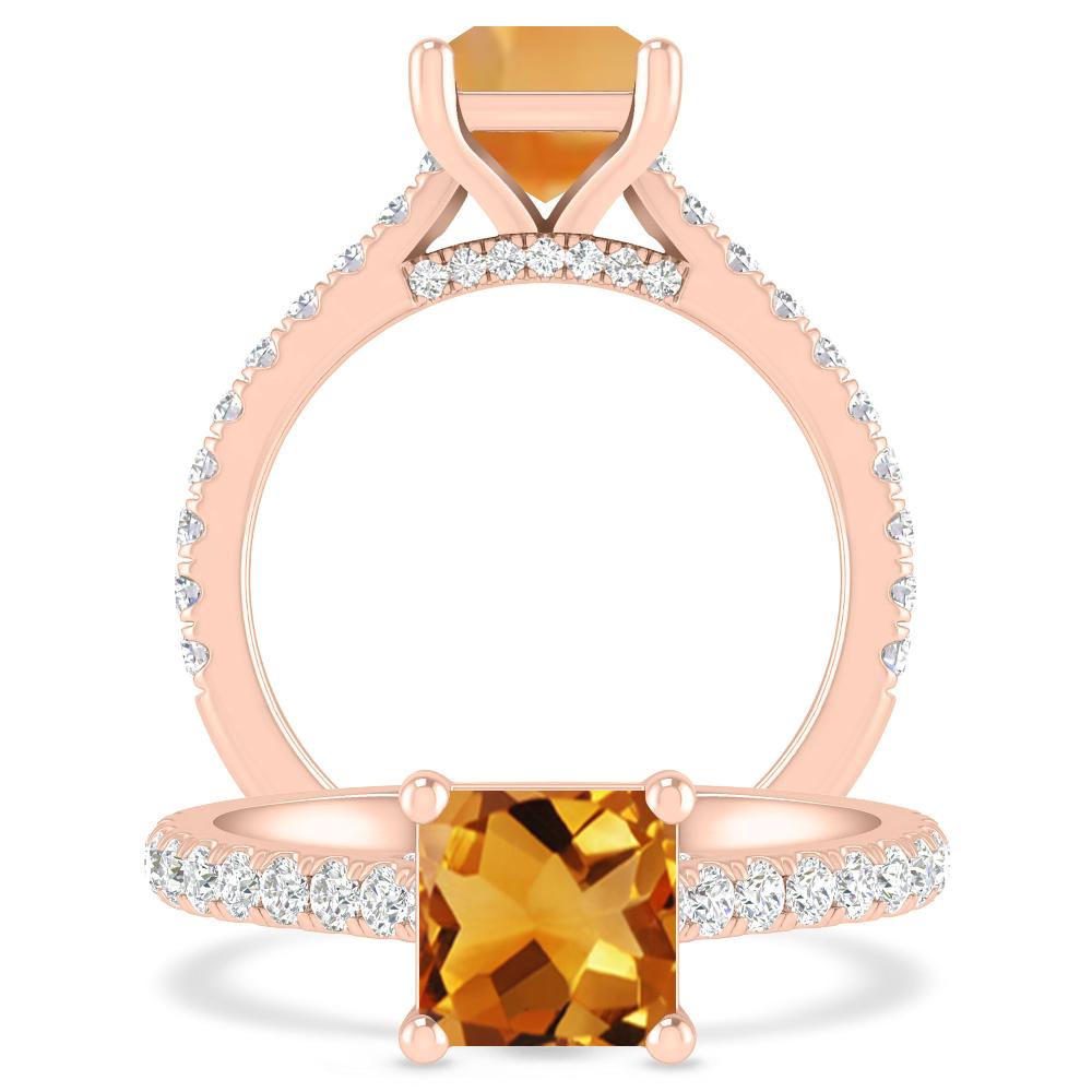 Rose Gold - Citrine