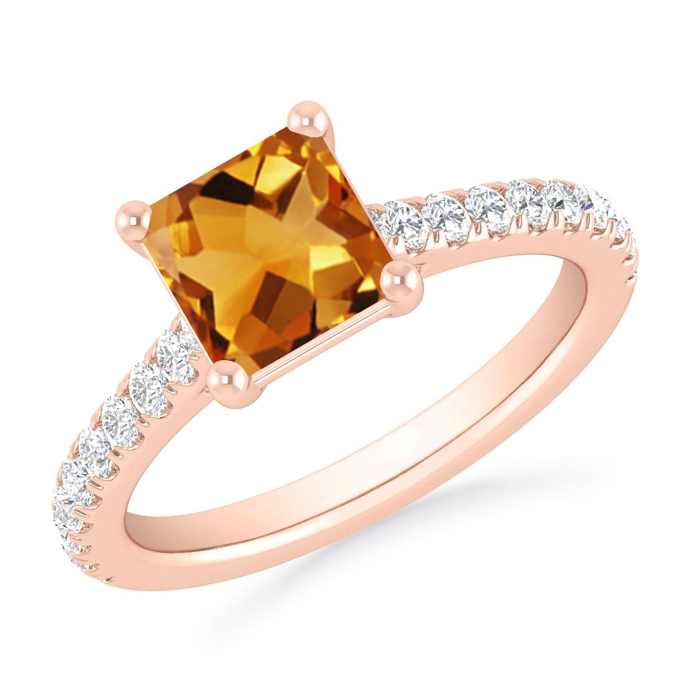 Rose Gold - Citrine