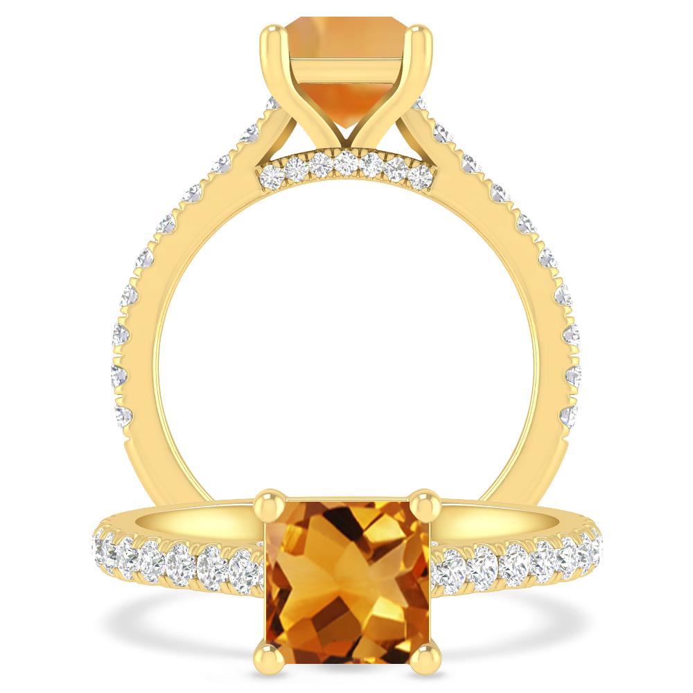 Yellow Gold - Citrine