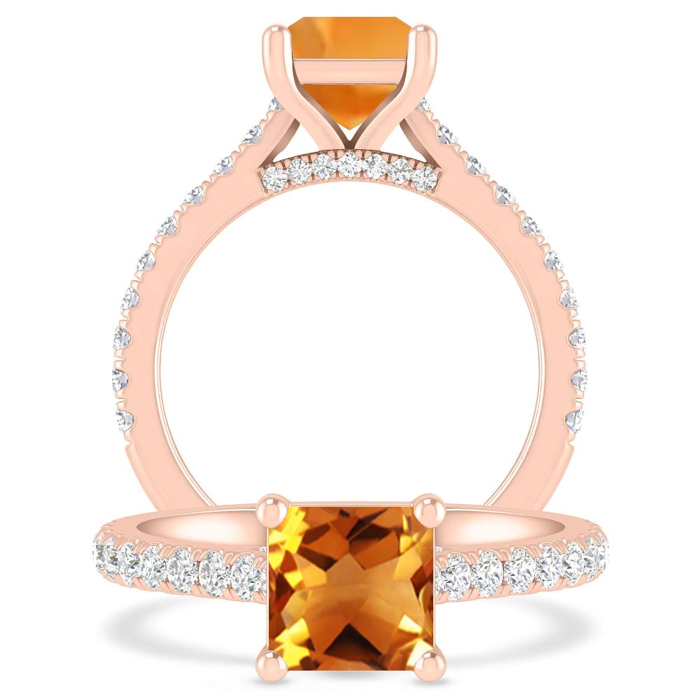 Rose Gold - Citrine