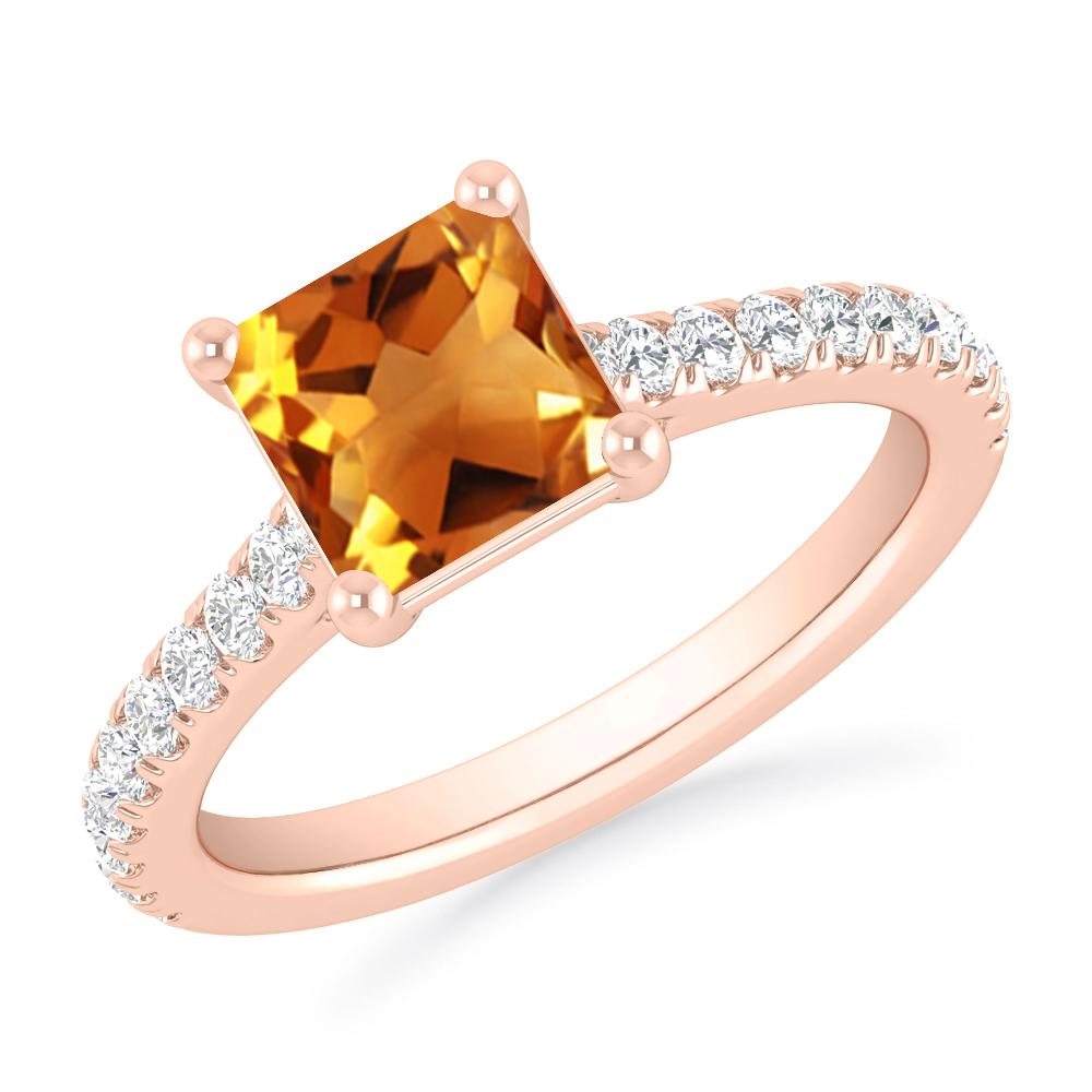 Rose Gold - Citrine