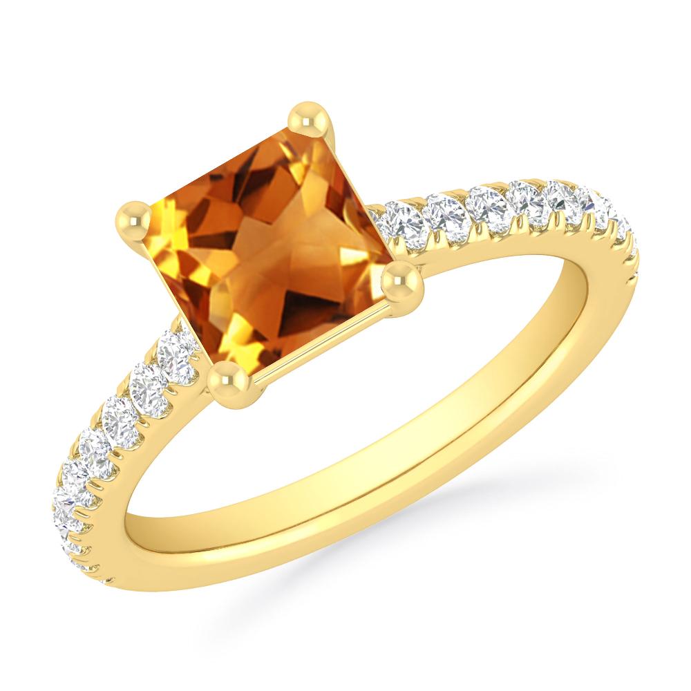 Yellow Gold - Citrine