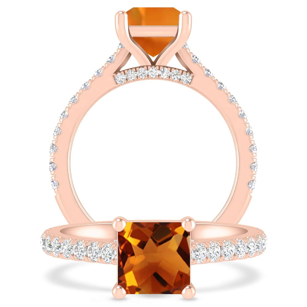 Rose Gold - Citrine