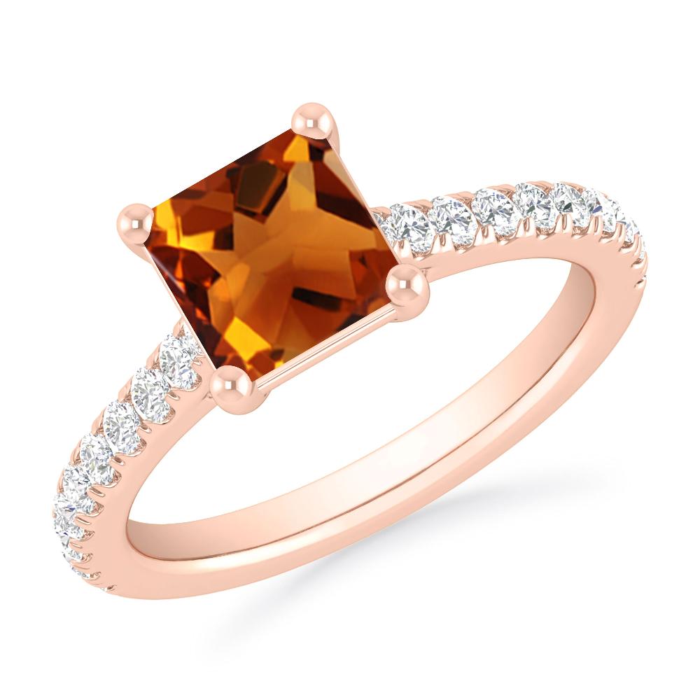 Rose Gold - Citrine