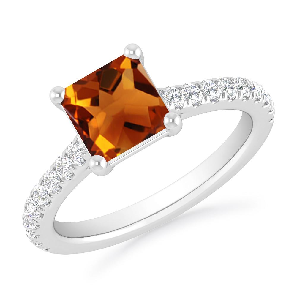 White Gold - Citrine