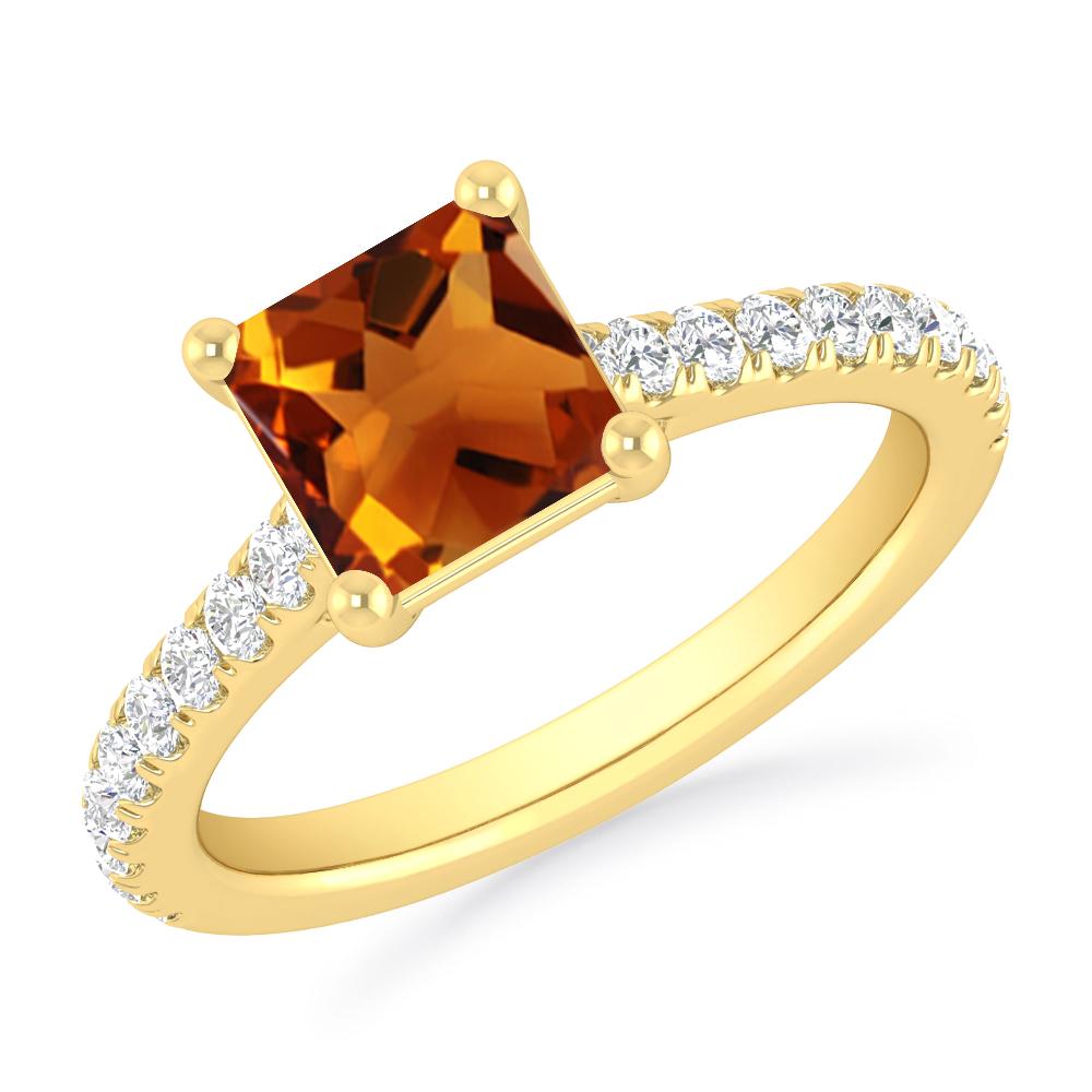 Yellow Gold - Citrine