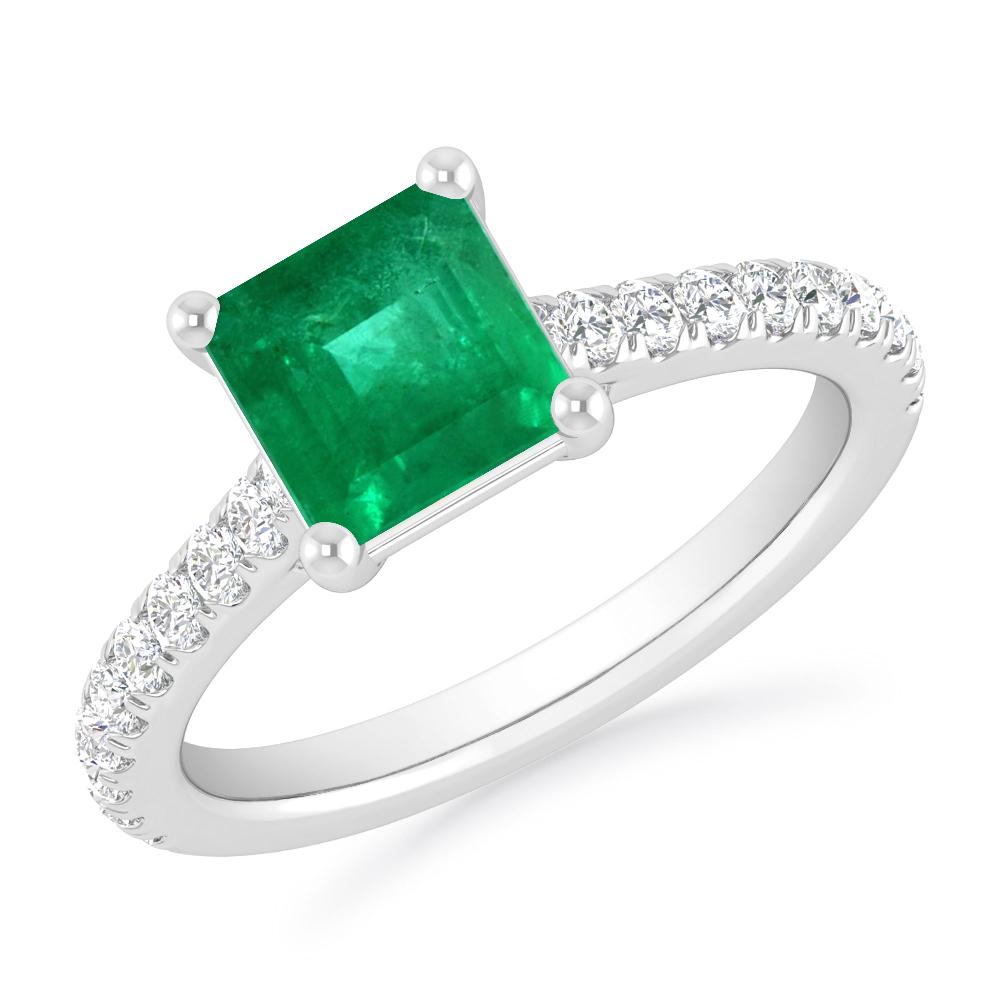 White Gold - Emerald