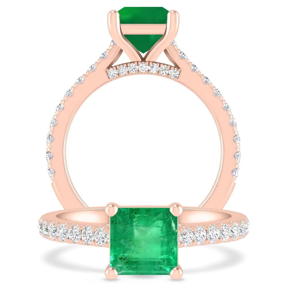 Rose Gold - Emerald