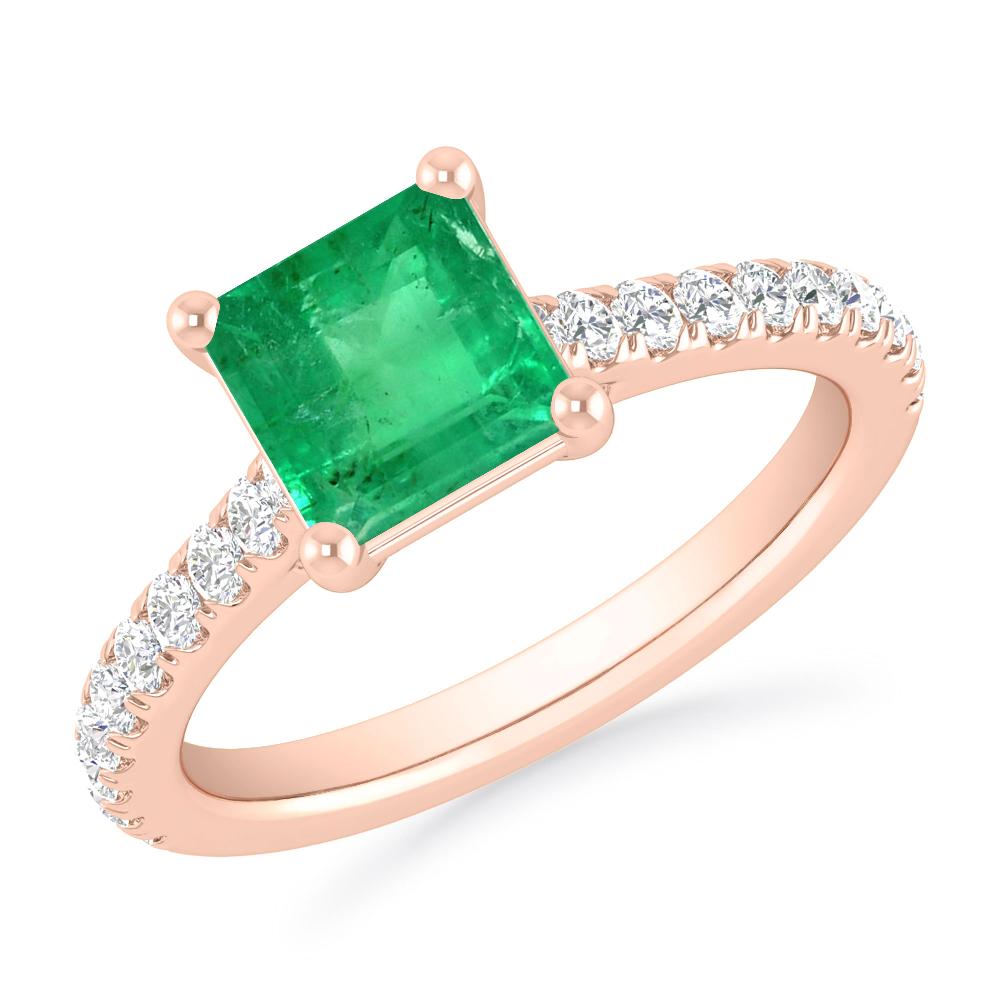 Rose Gold - Emerald