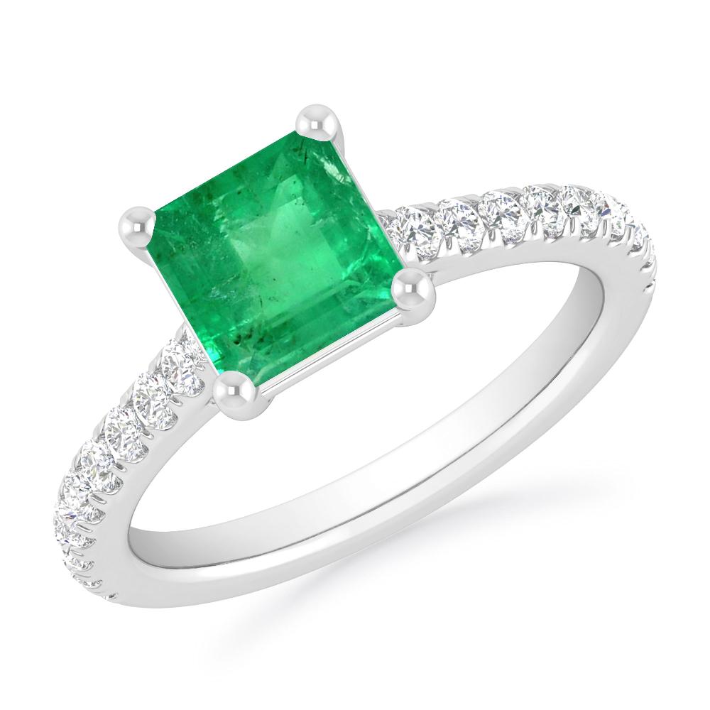 White Gold - Emerald