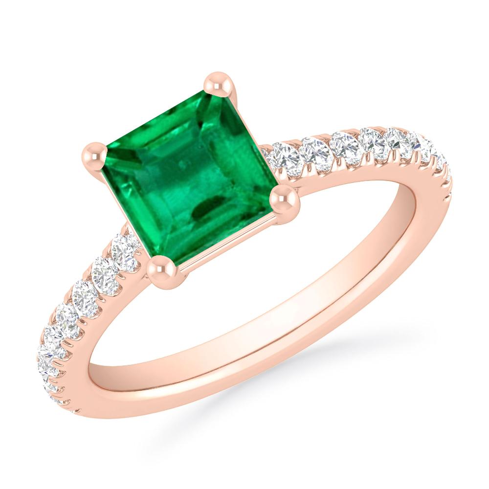 Rose Gold - Emerald