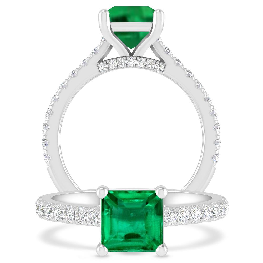 White Gold - Emerald