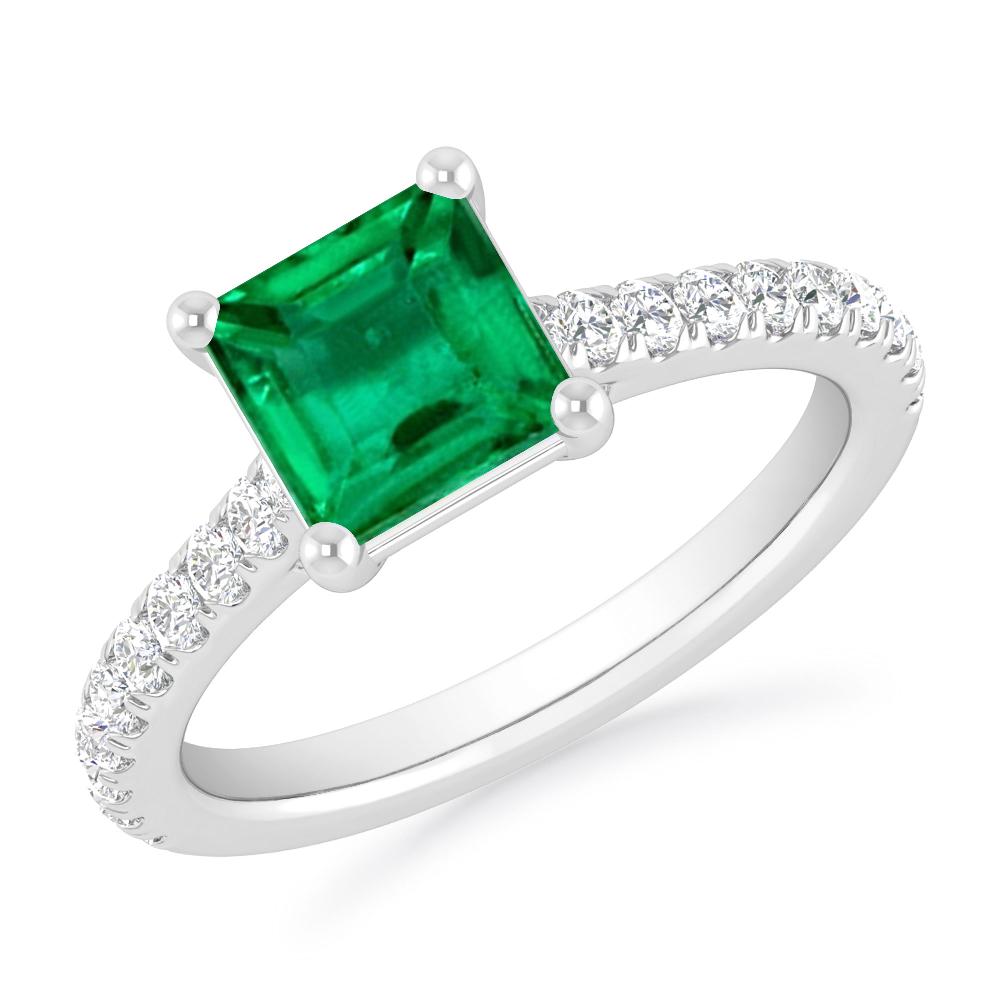 White Gold - Emerald