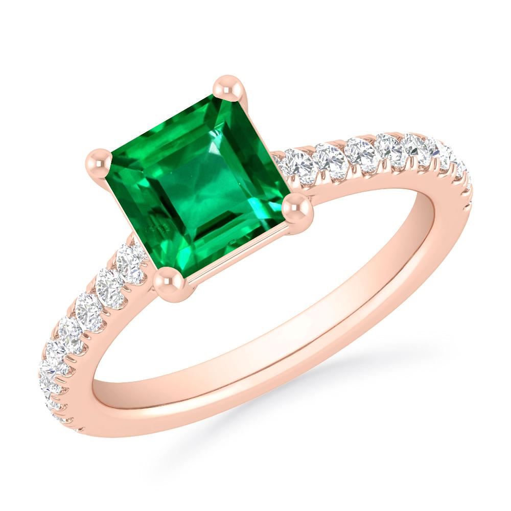 Rose Gold - Emerald