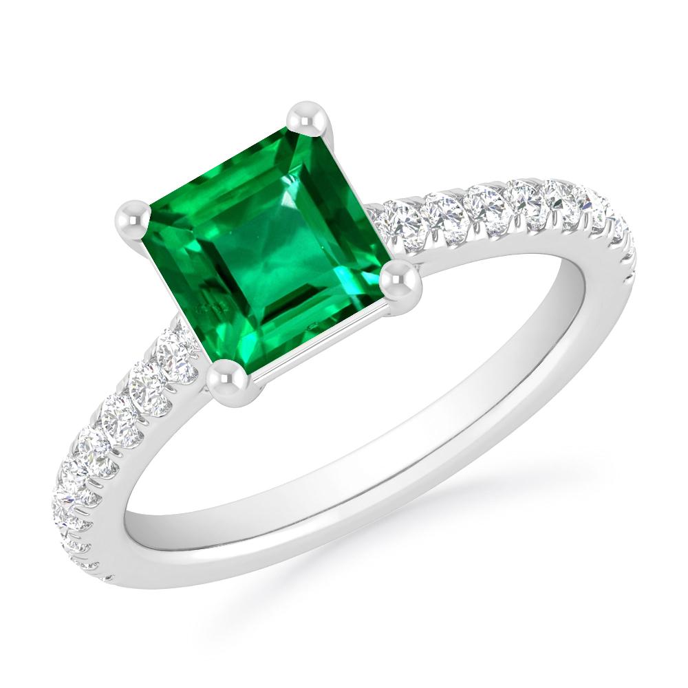 White Gold - Emerald