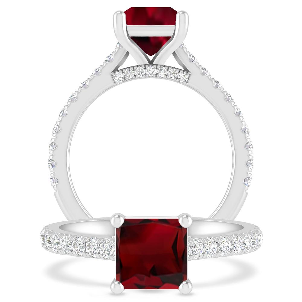 White Gold - Garnet