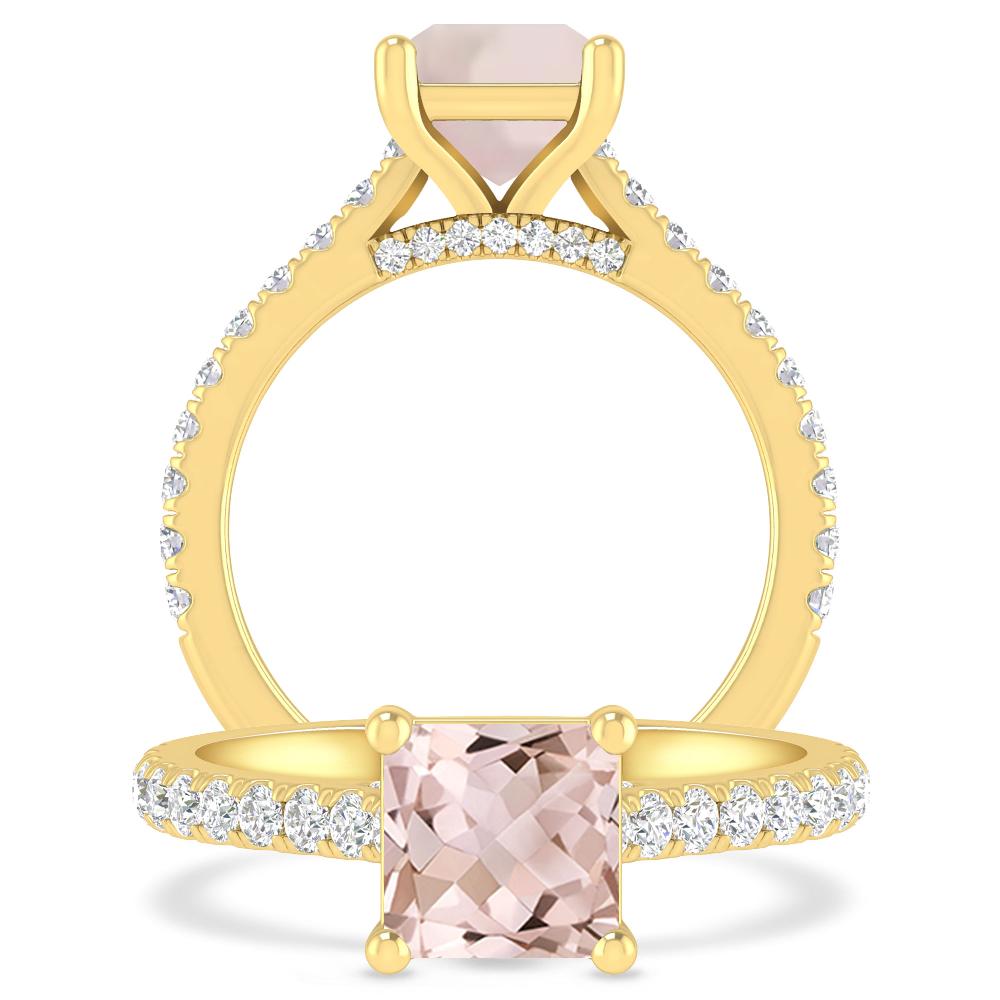 Yellow Gold - Morganite