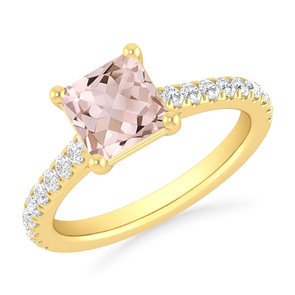 Yellow Gold - Morganite