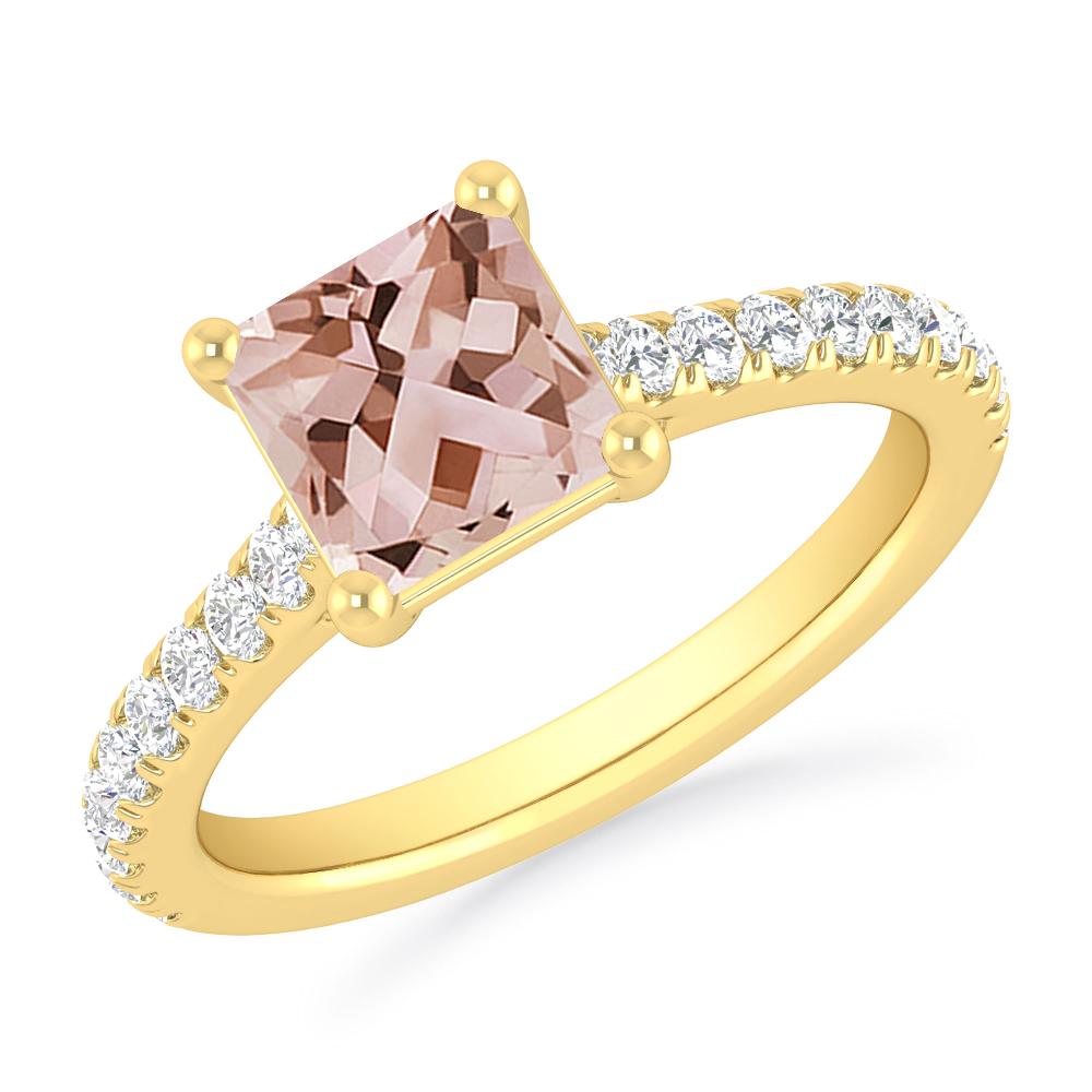 Yellow Gold - Morganite