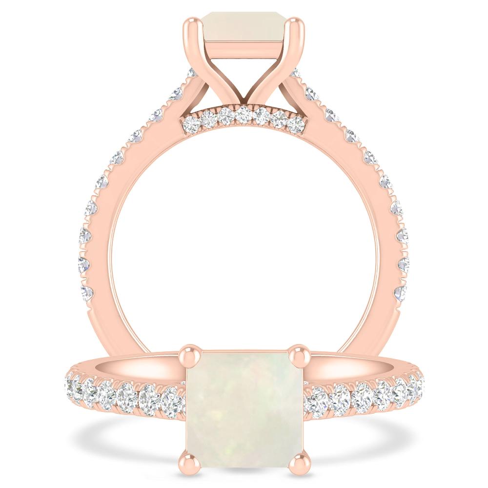 Rose Gold - Opal