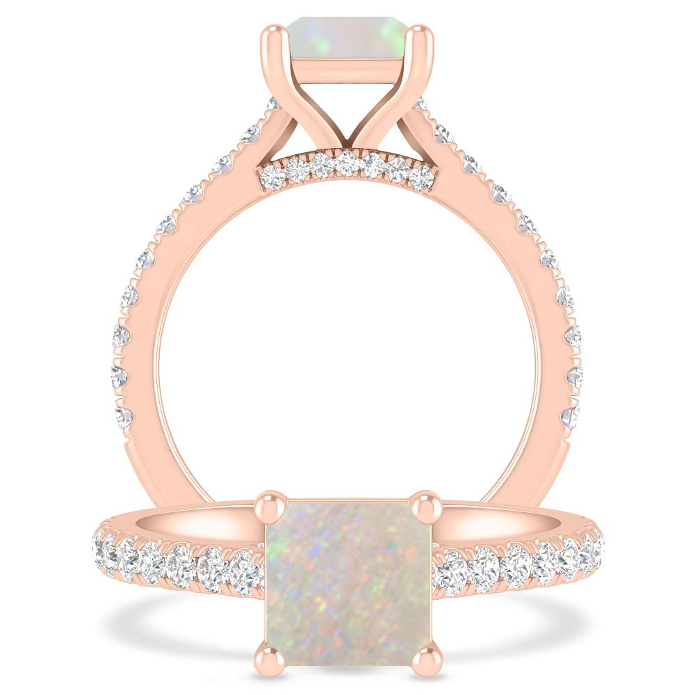 Rose Gold - Opal