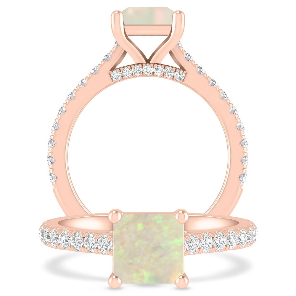 Rose Gold - Opal