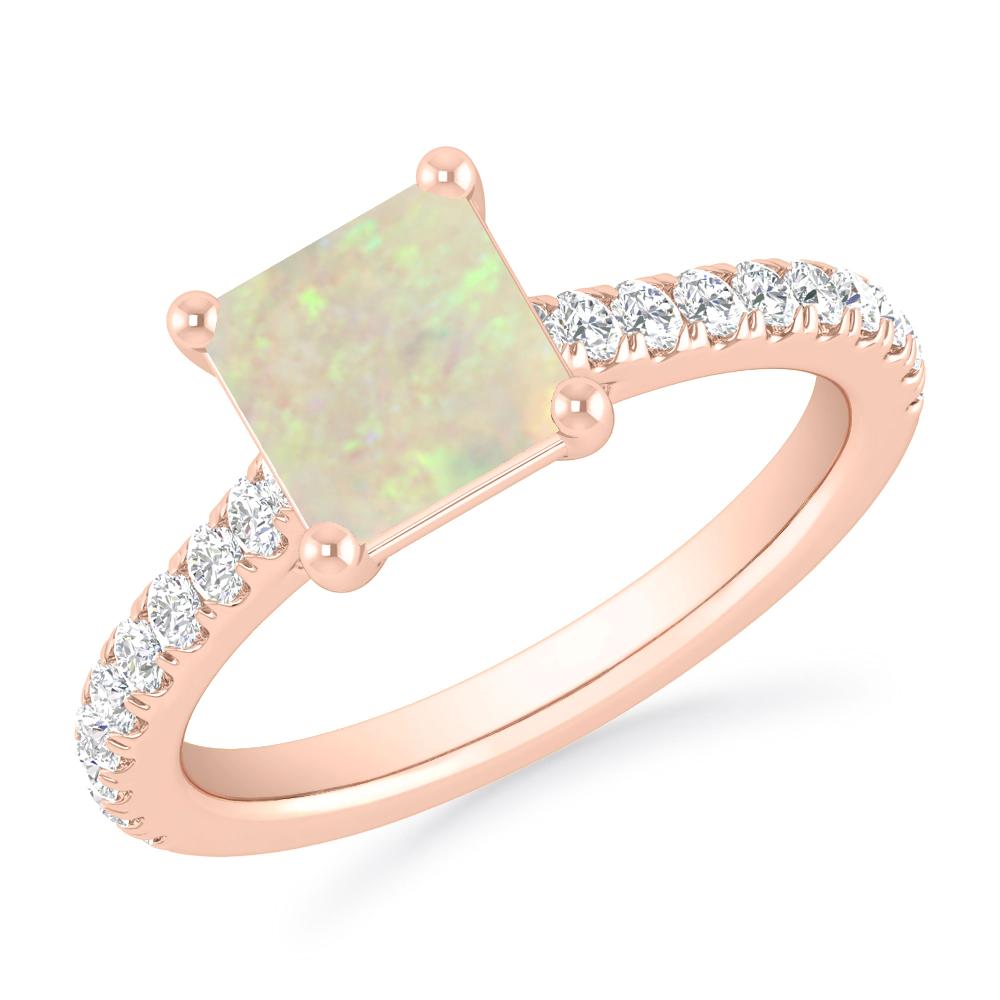 Rose Gold - Opal