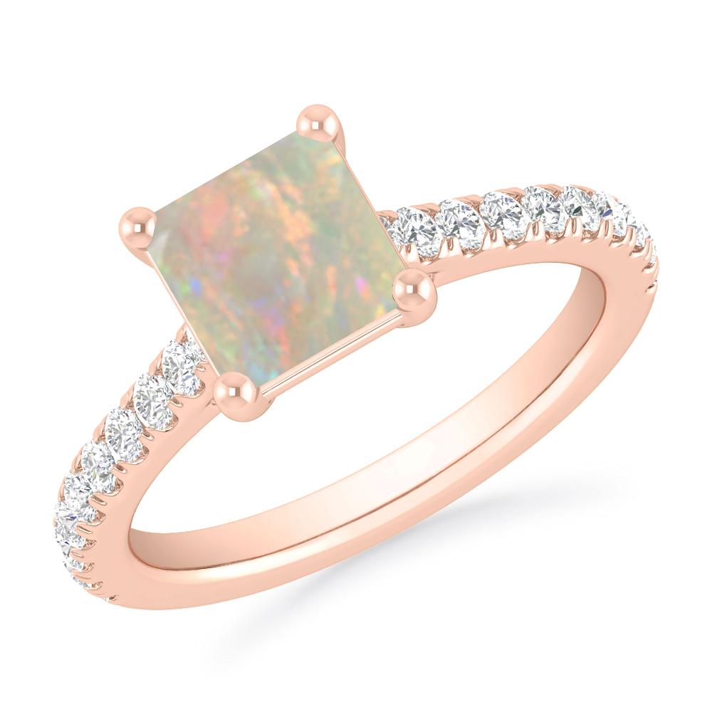 Rose Gold - Opal