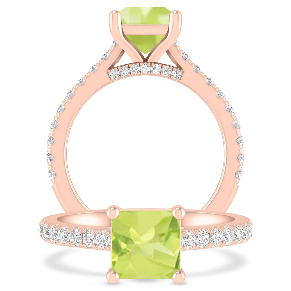 Rose Gold - Peridot