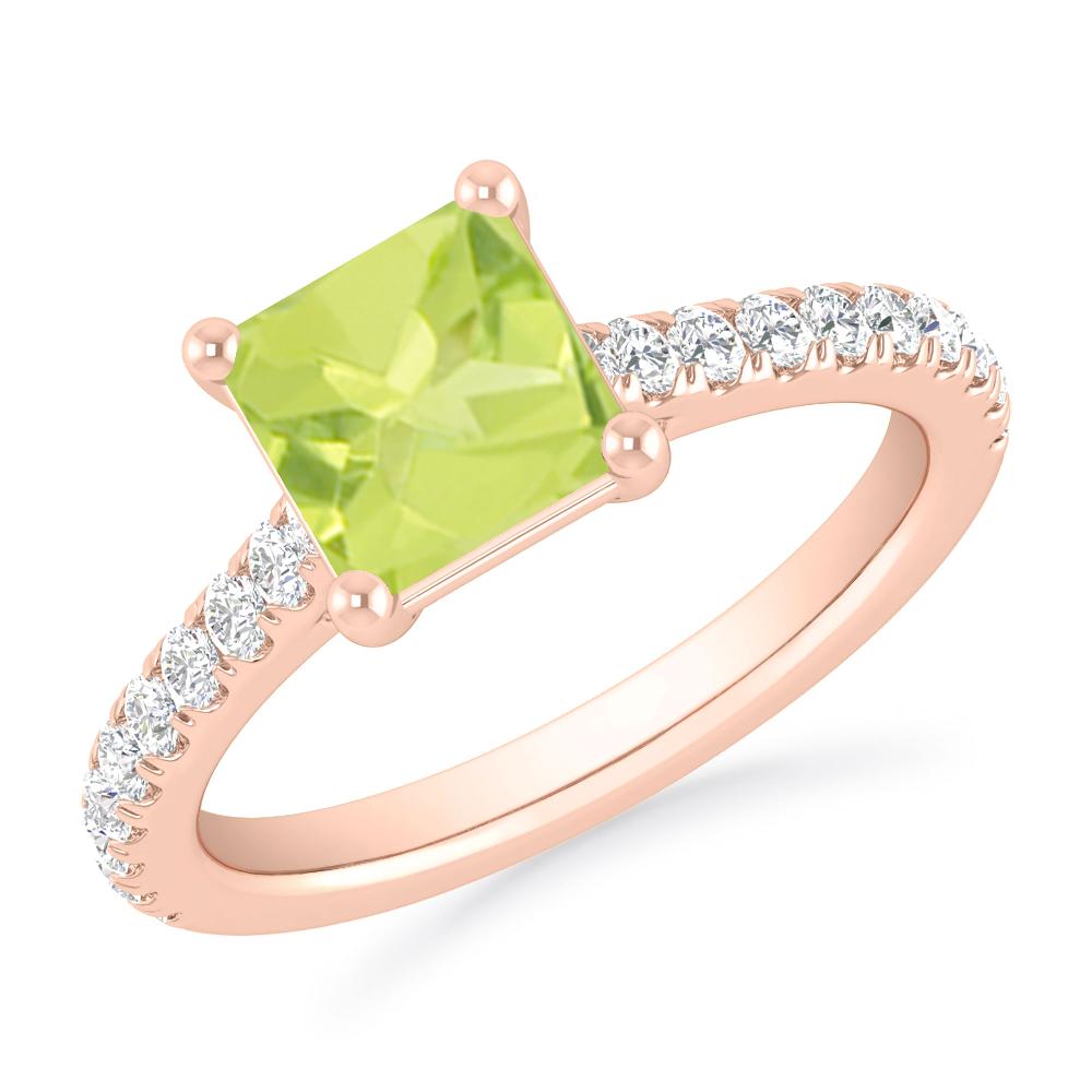 Rose Gold - Peridot