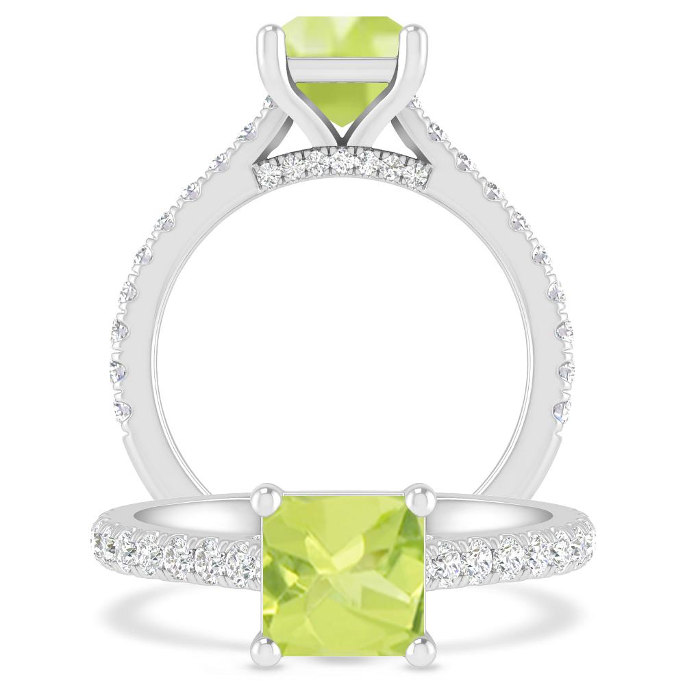 White Gold - Peridot