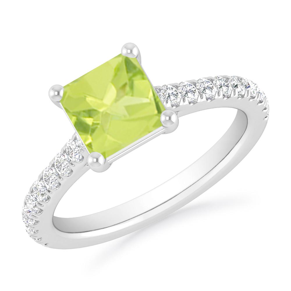 White Gold - Peridot