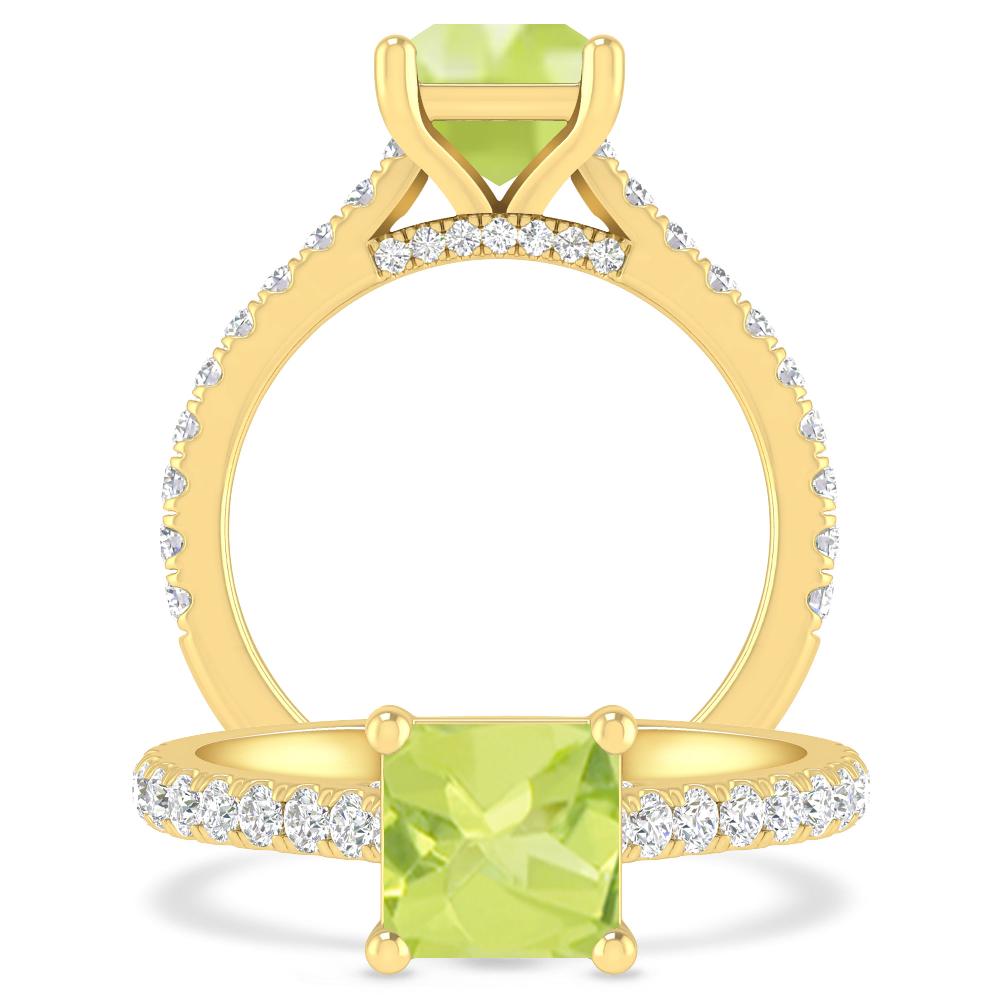 Yellow Gold - Peridot