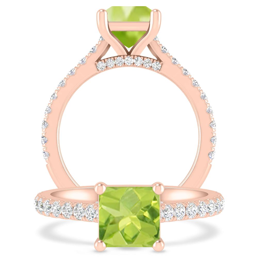 Rose Gold - Peridot