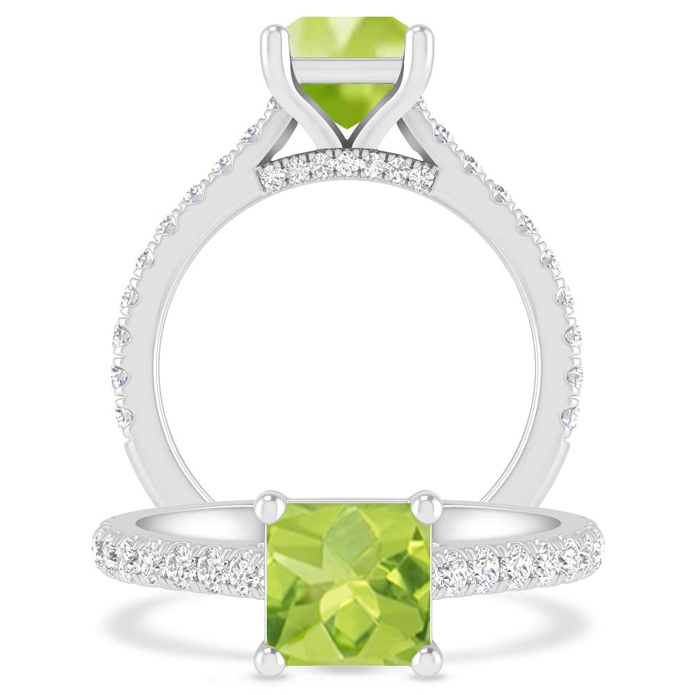 White Gold - Peridot